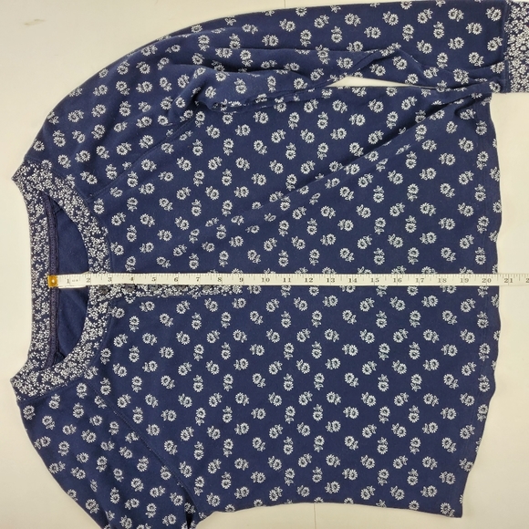 White Stag 5 button long sleeve knit henley 12/14 - Picture 9 of 9